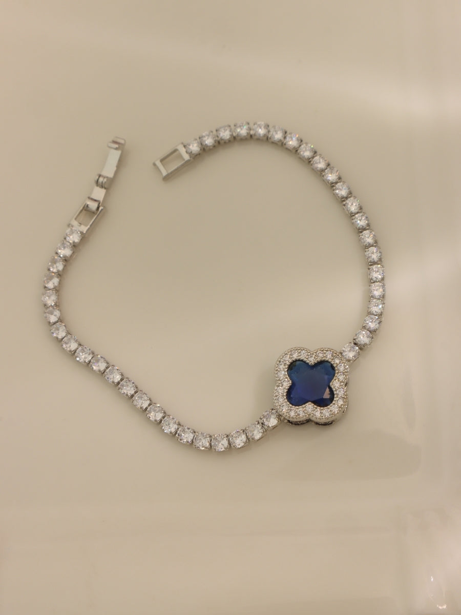 Celestial Clover Bracelet ( Sapphire )