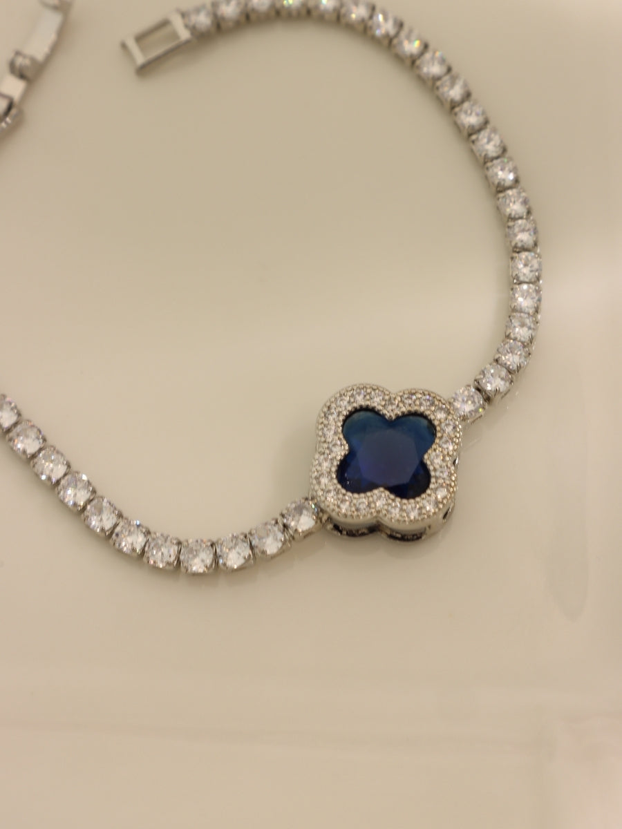 Celestial Clover Bracelet ( Sapphire )