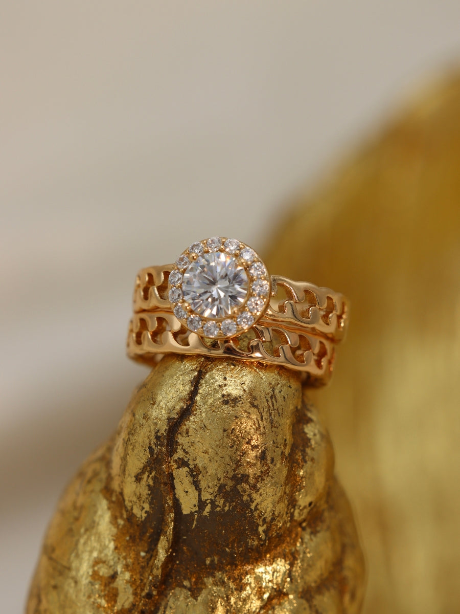 Rosari 22k GoldPlated Ring ( Daily Wear )