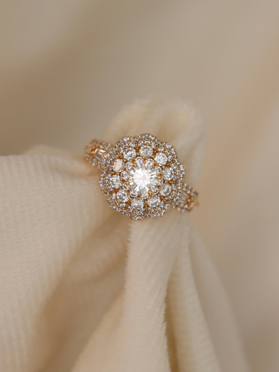 Helena 22k GoldPlated Ring ( Daily Wear Jewelry )