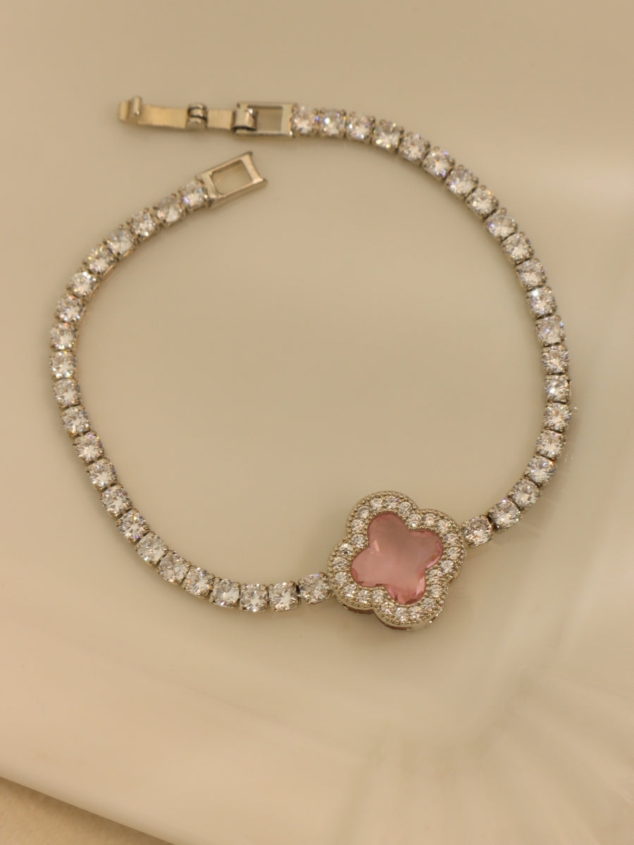 Celestial Clover Bracelet ( Pink )
