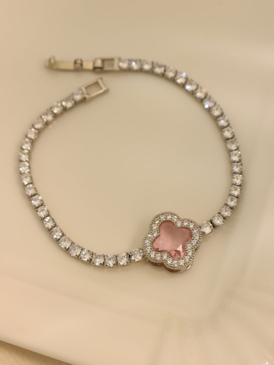 Celestial Clover Bracelet ( Pink )