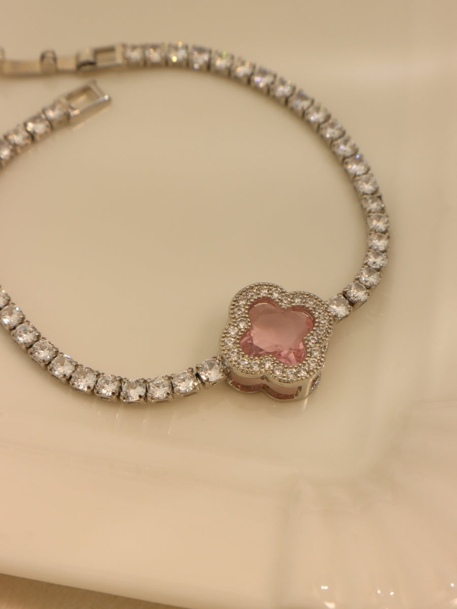 Celestial Clover Bracelet ( Pink )