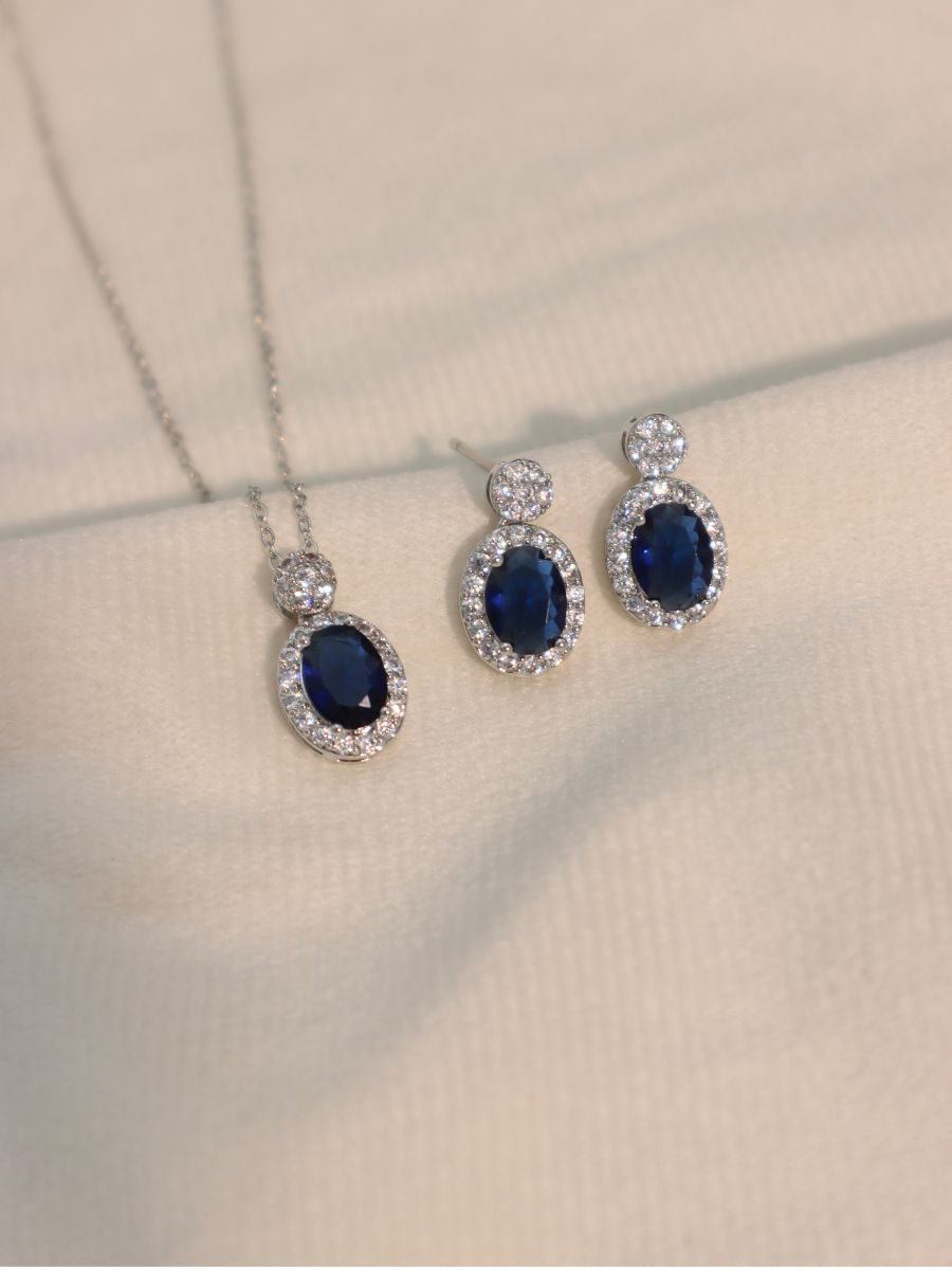 Minimal Rose ( Sapphire blue ) ( Daily wear )