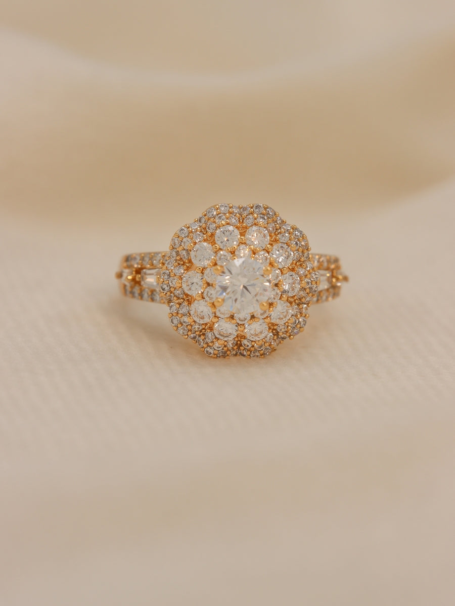 Helena 22k GoldPlated Ring ( Daily Wear Jewelry )