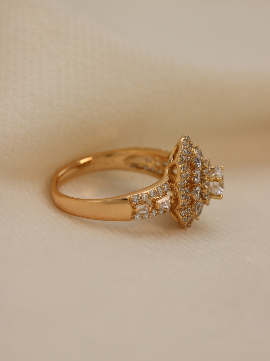 Helena 22k GoldPlated Ring ( Daily Wear Jewelry )