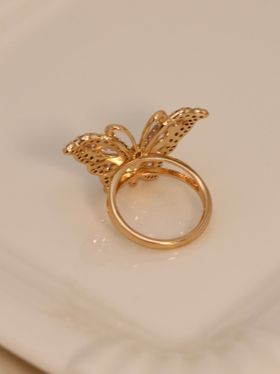 Fly 22k GoldPlated Ring ( Statement Piece )