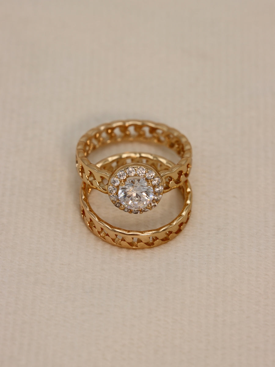 Rosari 22k GoldPlated Ring ( Daily Wear )