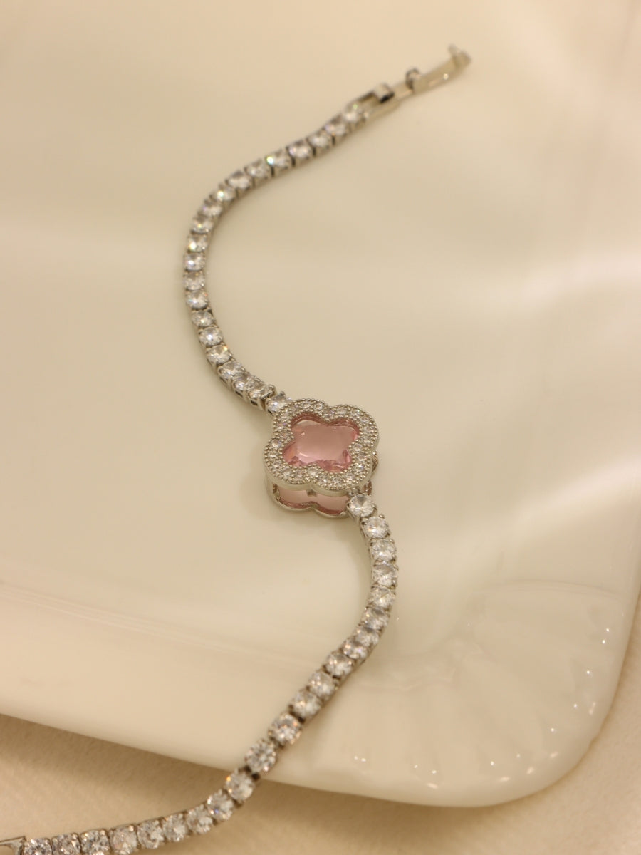 Celestial Clover Bracelet ( Pink )