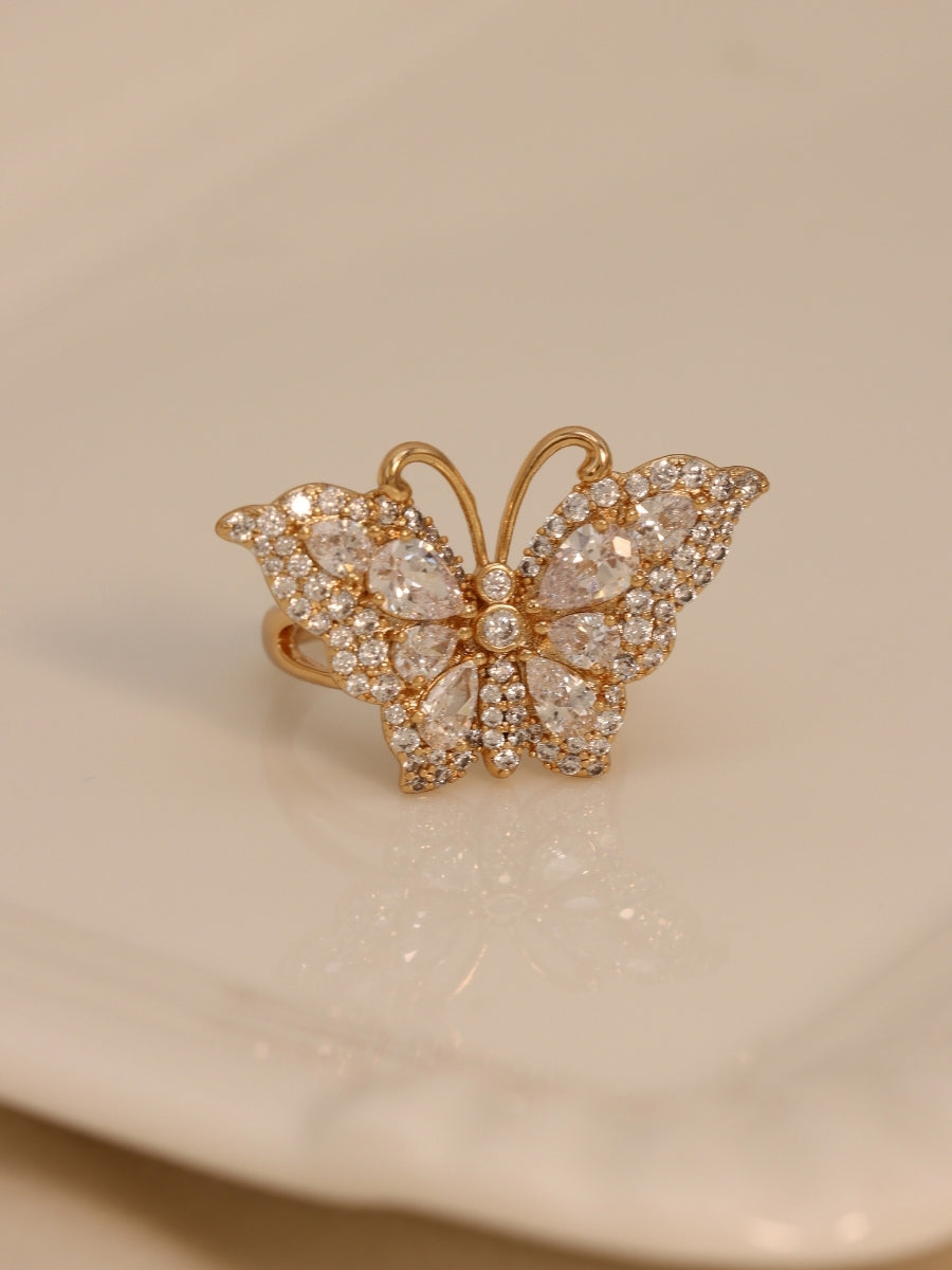 Fly 22k GoldPlated Ring ( Statement Piece )