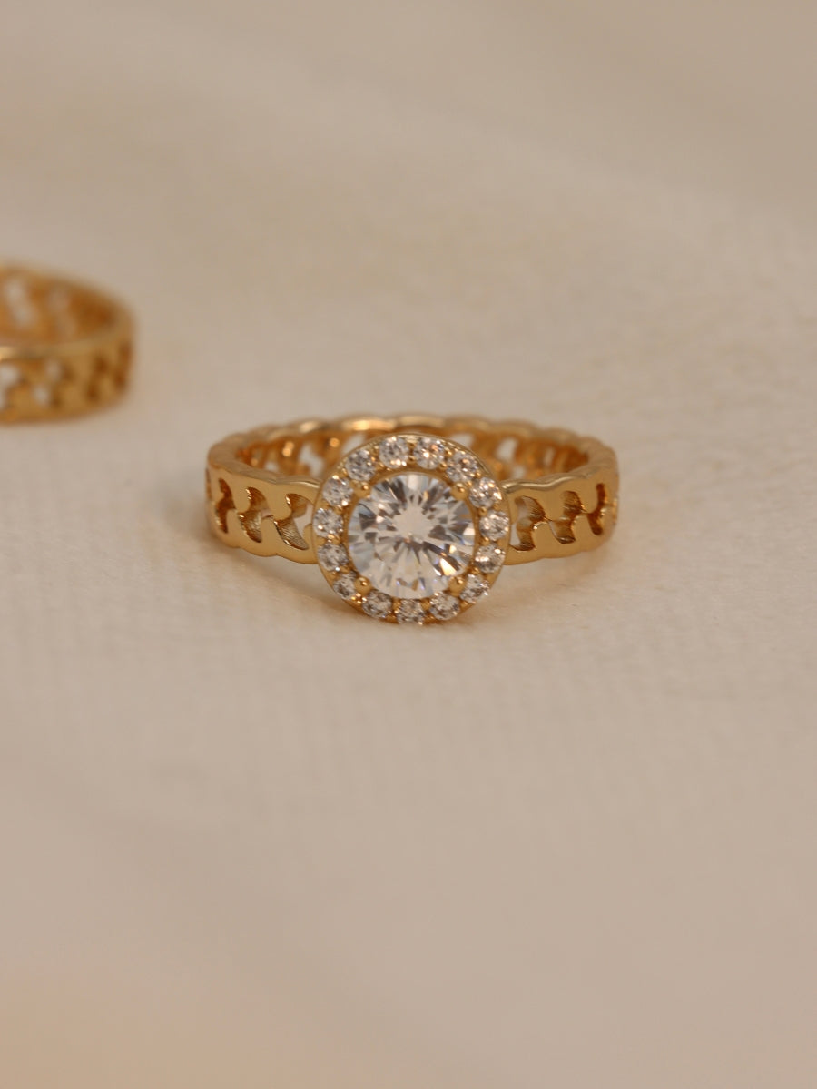 Rosari 22k GoldPlated Ring ( Daily Wear )