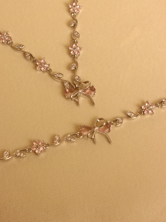 Veloria bow set ( silver )