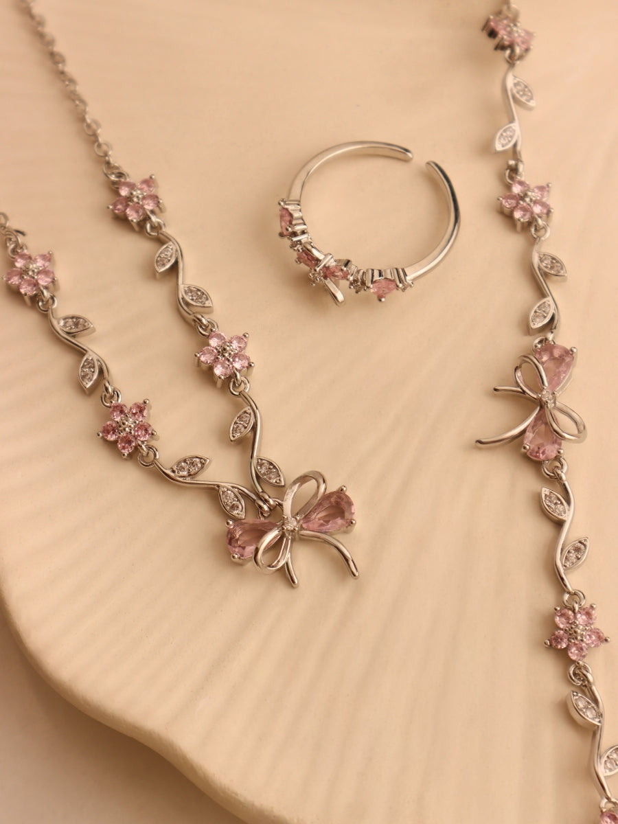 Veloria bow set ( silver )