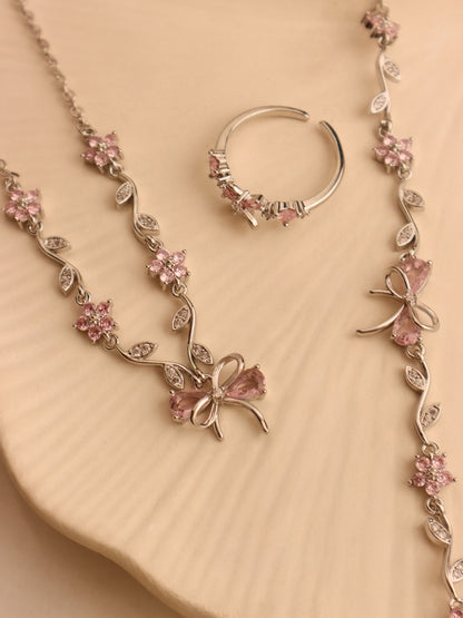 Veloria bow set ( silver )