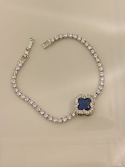 Celestial Clover Bracelet ( Sapphire )