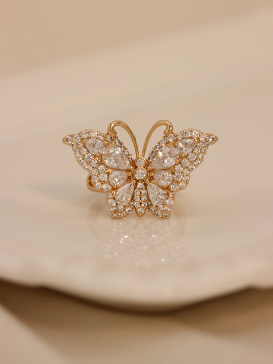 Fly 22k GoldPlated Ring ( Statement Piece )