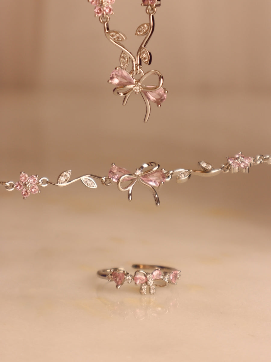 Veloria bow set ( silver )