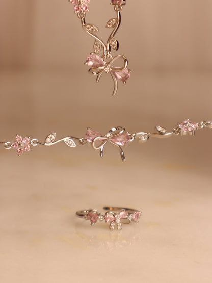 Veloria bow set ( silver )