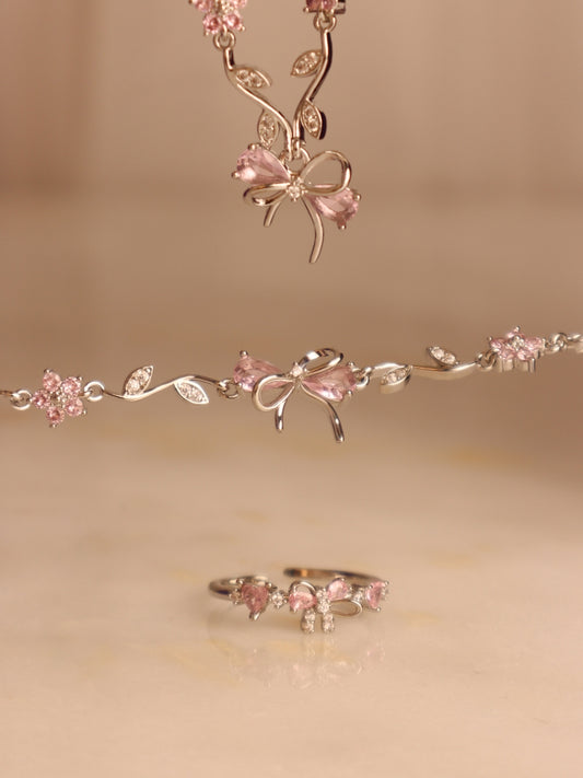 Veloria bow set ( silver )