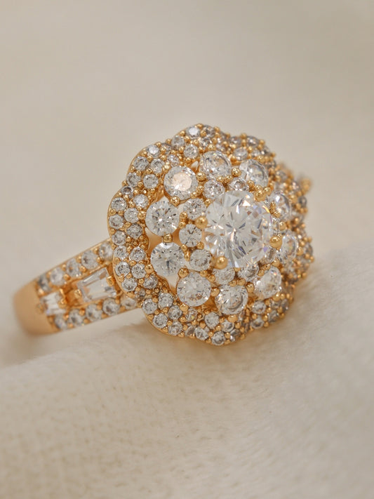 Helena 22k GoldPlated Ring ( Daily Wear Jewelry )