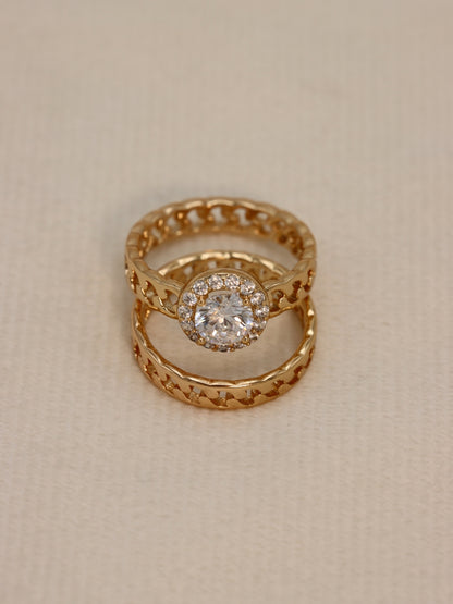 Rosari 22k GoldPlated Ring ( Daily Wear )