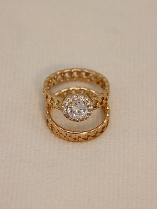 Rosari 22k GoldPlated Ring ( Daily Wear )