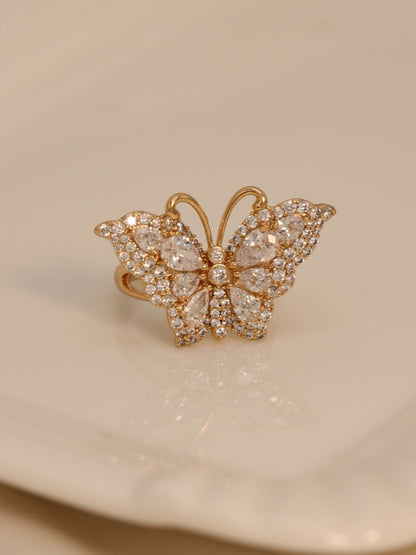 Fly 22k GoldPlated Ring ( Statement Piece )